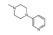 Piperazine, 1-methyl-4-(3-pyridinyl)- (9CI)结构式