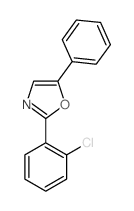 Oxazole,2-(2-chlorophenyl)-5-phenyl-结构式