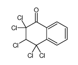 2,2,3,4,4-五氯-1,2,3,4-四氢萘-1-酮结构式