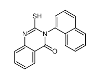 3-naphthalen-1-yl-2-sulfanylidene-1H-quinazolin-4-one结构式