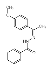 Benzoic acid,2-[1-(4-methoxyphenyl)ethylidene]hydrazide结构式