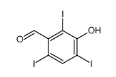 3-hydroxy-2,4,6-triiodobenzaldehyde结构式
