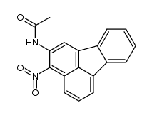 2-Acetamido-3-nitro-fluoranthen结构式