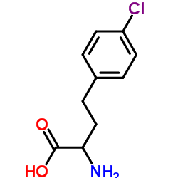 2-Amino-4-(4-chlorophenyl)butanoic acid结构式
