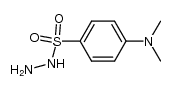 4-(dimethylamino)benzenesulfonylhydrazide结构式