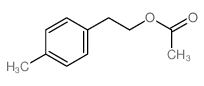 乙酸-4-甲基苯乙酯结构式