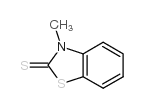 3-甲基-2(3H)-苯并噻唑硫酮结构式