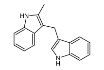 3-(1H-indol-3-ylmethyl)-2-methyl-1H-indole结构式