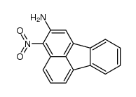 2-Amino-3-nitro-fluoranthen结构式