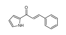 3-phenyl-1-(1H-pyrrol-2-yl)prop-2-en-1-one结构式