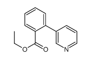 2-(吡啶-3-基)苯甲酸乙酯结构式