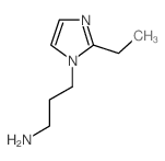 3-(2-乙基-咪唑-1-基)-丙胺结构式