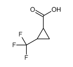 2-(Trifluoromethyl)cyclopropanecarboxylic acid结构式