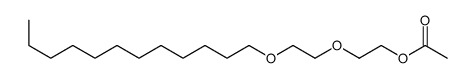 2-Dodecyloxyethanol acetate (ester)结构式