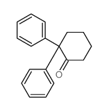 2,2-diphenylcyclohexan-1-one结构式