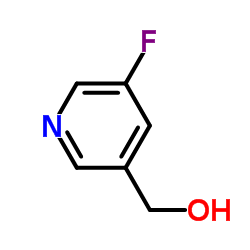(5-氟吡啶-3-基)甲醇结构式