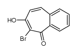 7-Bromo-6-hydroxy-2,3-benzotropon结构式