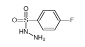 4-Fluorobenzenesulfonohydrazide结构式