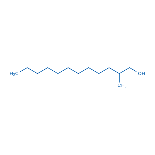 2-methyl-1-dodecanol结构式