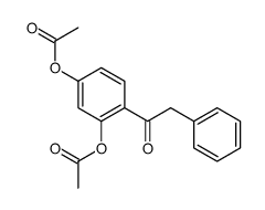 [3-acetyloxy-4-(2-phenylacetyl)phenyl] acetate结构式