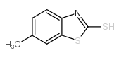 6-甲基-2-巯基苯并噻唑结构式