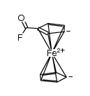 ferrocenecarbonyl fluoride结构式