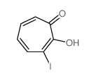 2,4,6-Cycloheptatrien-1-one,2-hydroxy-3-iodo-结构式