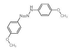 Triazene, 1,3-bis(p-methoxyphenyl)-结构式