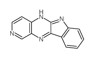 6H-pyrido<3',4':5,6>pyrazino<2,3-b>indole结构式