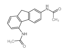 Acetamide,N,N'-9H-fluorene-2,5-diylbis-结构式