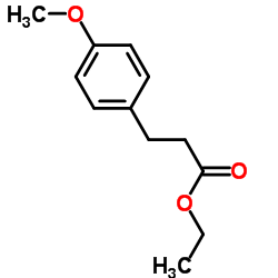 4-甲氧基苯丙酸乙酯结构式