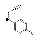 4-chloro-N-prop-2-ynylaniline结构式