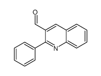 2-苯基喹啉-3-甲醛结构式