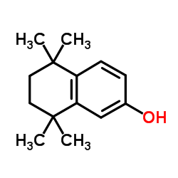 5,5,8,8-tetramethyl-6,7-dihydronaphthalen-2-ol结构式