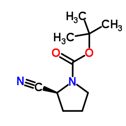(S)-1-N-Boc-2-吡咯烷甲腈结构式