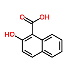 2-羟基-1-萘甲酸结构式