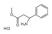 Methyl (R)-3-phenyl-beta-alaninate HCl结构式