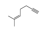 6-methylhept-5-en-1-yne结构式