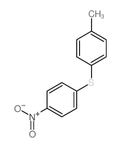 Benzene,1-methyl-4-[(4-nitrophenyl)thio]-结构式