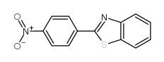 2-(4-Nitro-phenyl)-benzothiazole结构式