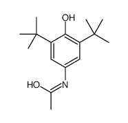 N-(3,5-ditert-butyl-4-hydroxyphenyl)acetamide结构式