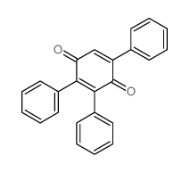 2,5-Cyclohexadiene-1,4-dione,2,3,5-triphenyl-结构式