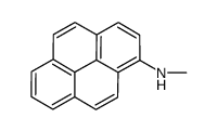 1-Pyrenamine, N-methyl-结构式