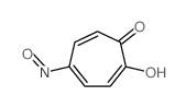 2,4,6-Cycloheptatrien-1-one,2-hydroxy-5-nitroso-结构式