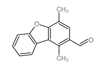 2-Dibenzofurancarboxaldehyde,1,4-dimethyl-结构式