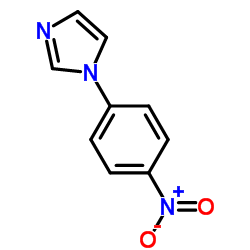 1-(4-硝基苯)-1H-咪唑结构式