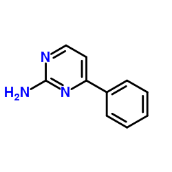 4-苯基嘧啶-2-胺结构式