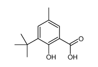3-Tert-butyl-5-methylsalicylicacid结构式