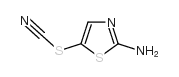 2-氨基噻唑-5-基硫氰酸酯结构式