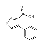 4-phenylthiophene-3-carboxylic acid结构式